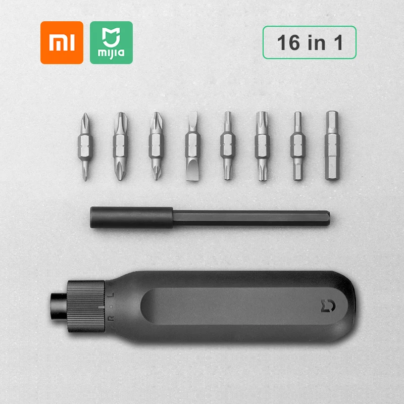 Оригинальная отвертка Xiaomi Mijia 16 в 1 с храповым механизмом домашняя высокоточная