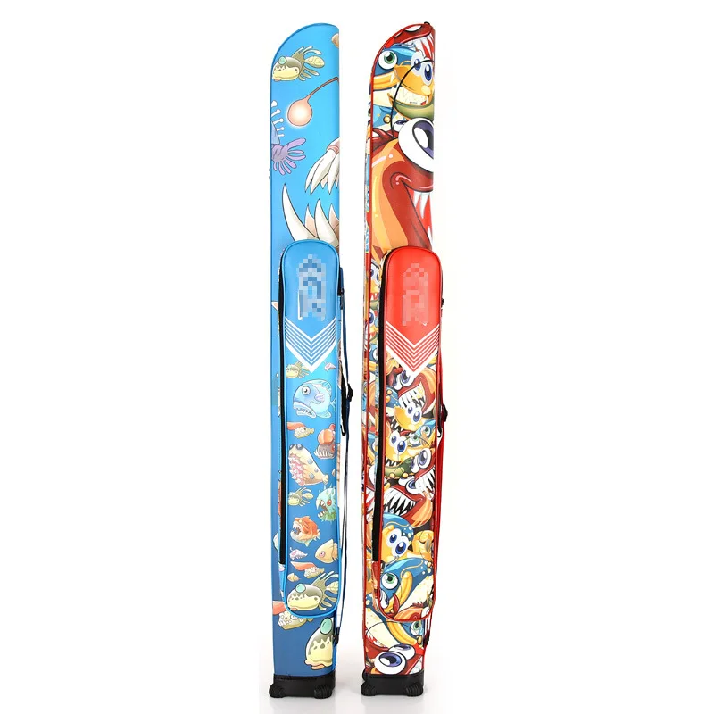 

Outdoor Supplies Coloured Drawing Fishing Rod Bag Lightweight Waterproof Fishing Bag Multi-functional Fishing Bag Angling Bag