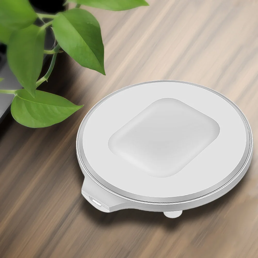 Беспроводная зарядка для AirPods, bluetooth-гарнитура, беспроводное зарядное устройство для airpods pro, беспроводное зарядное устройство, портативное зарядное устройство