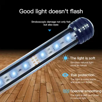 

Waterproof RGB Color Changing Remote Control Underwater LED Lamp Aquarium Fish Tank LED Lamp Strip Background Decor Lighting