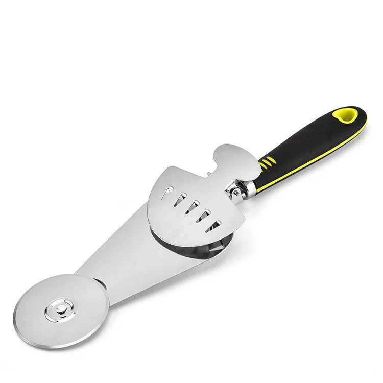 

Pizza Knife Food Grade Stainless Steel Pizza Cutter Cake Tools Round Roller Knife For Pies Waffles Dough Cookies Kitchen Tool