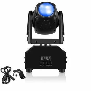 

Mini LED Beam Moving Head Light 10W/4IN1 Spot Lighting Automatic/Console Light Beam Effect Stage Lights Disco Party LED Light