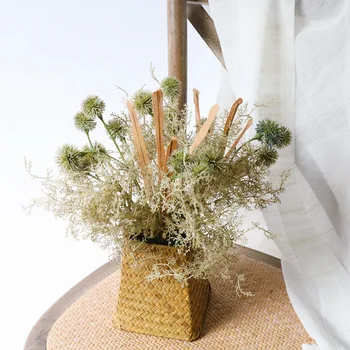 

Artificial Plants Plastic Latex Thorn Grass Bouquet Flower Arrangement Material Fake Plants Mexican Home Decoration Fake Grass