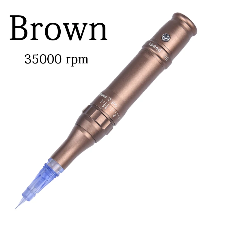 Tattoo Machine Rechargeable Wireless Permanent Makeup Tattoo Pen Tattoo Gun for eyebrow liner lip tattoo with cartridges - Цвет: with 20 needles