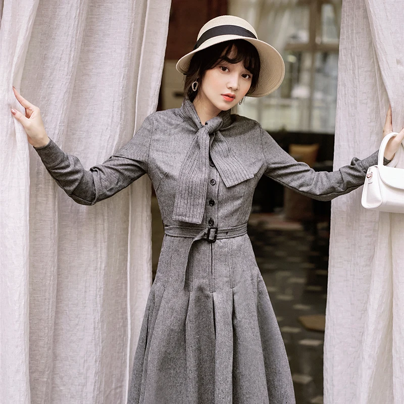 new fashion women's clothing Dress vintage long dress