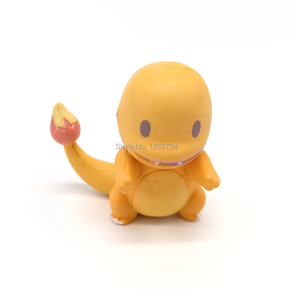 EMS 30/лот 5 шт. Пикачу Eevee Charmander Squirtle Bulbasaur 4 см Фигурки ПВХ игрушки