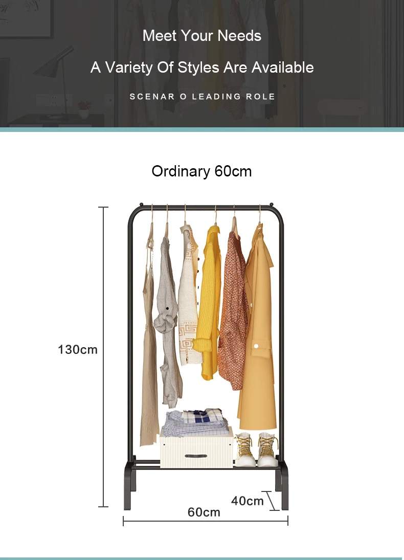 Garment Rack Free-standing Clothes Rack with Top Rod,Coat Rack Clothes, Hanger Wardrobe ,Clothes for Rack Lower Storage Garment Rack Free-standing Clothes Rack with Top Rod,Coat Rack Clothes, Hanger Wardrobe ,Clothes for Rack Lower Storage
