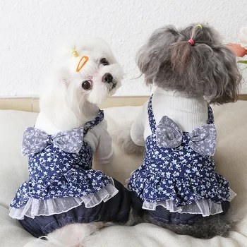 

Cute Floral Winter Small Dog Puppy Princess Dress Pet Cat Tutu Skirt Dog Puppy Jacket Coat Chihuahua Dog Hoodie Clothes