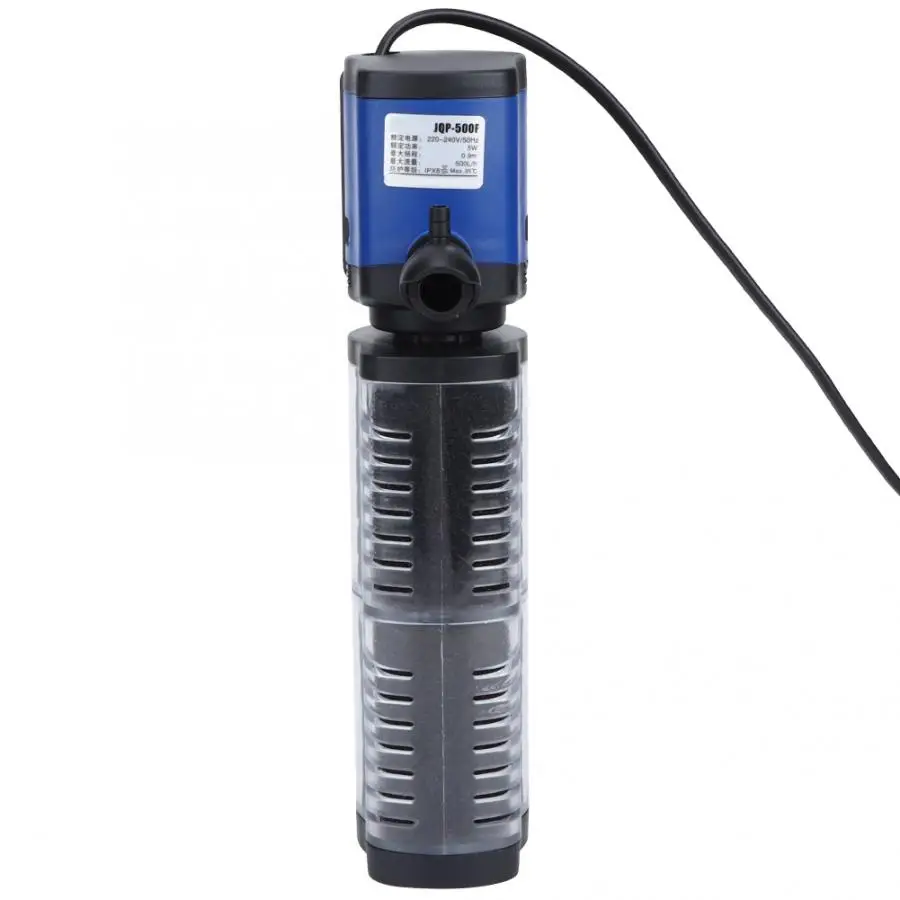 Aquarium Fish Tank Power Filter Submersible Pump Mute Aeration Pumps CN 220-240V Water Pump External Aquatic Pump Pets Products