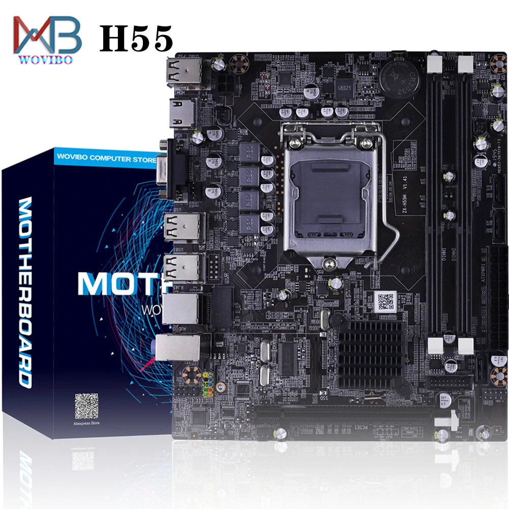 top motherboard for pc H55 Motherboard LGA 1156 DDR3 Memory For Intel LGA1156 Desktop Mainboard I3 I5 I7 Xeon x3470 Computer Placa Mae gaming pc motherboard cheap