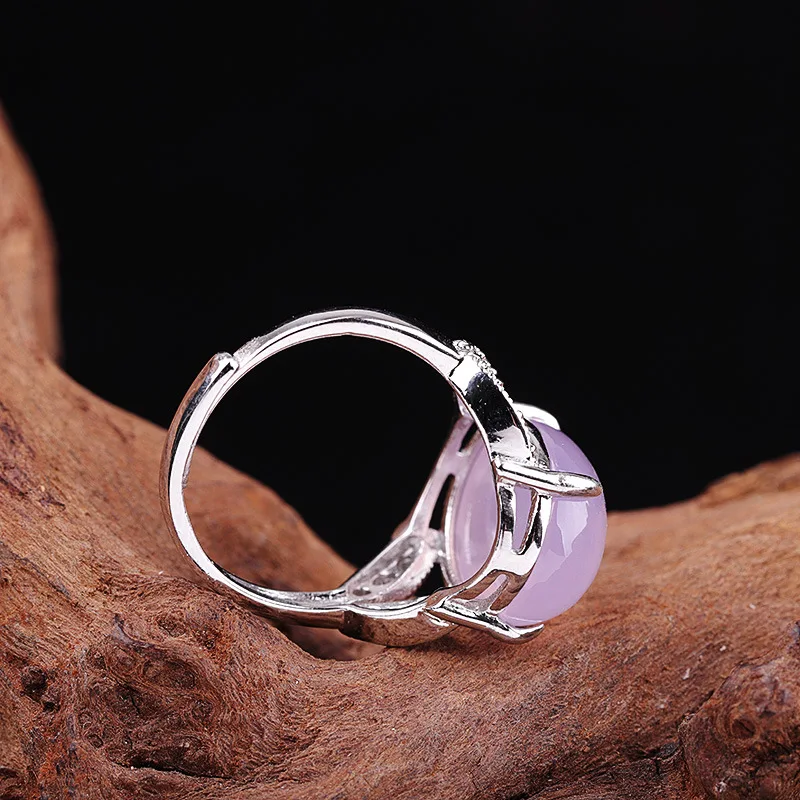 Женские открытые кольца из серебра 925 пробы с искусственными камнями|Кольца| |