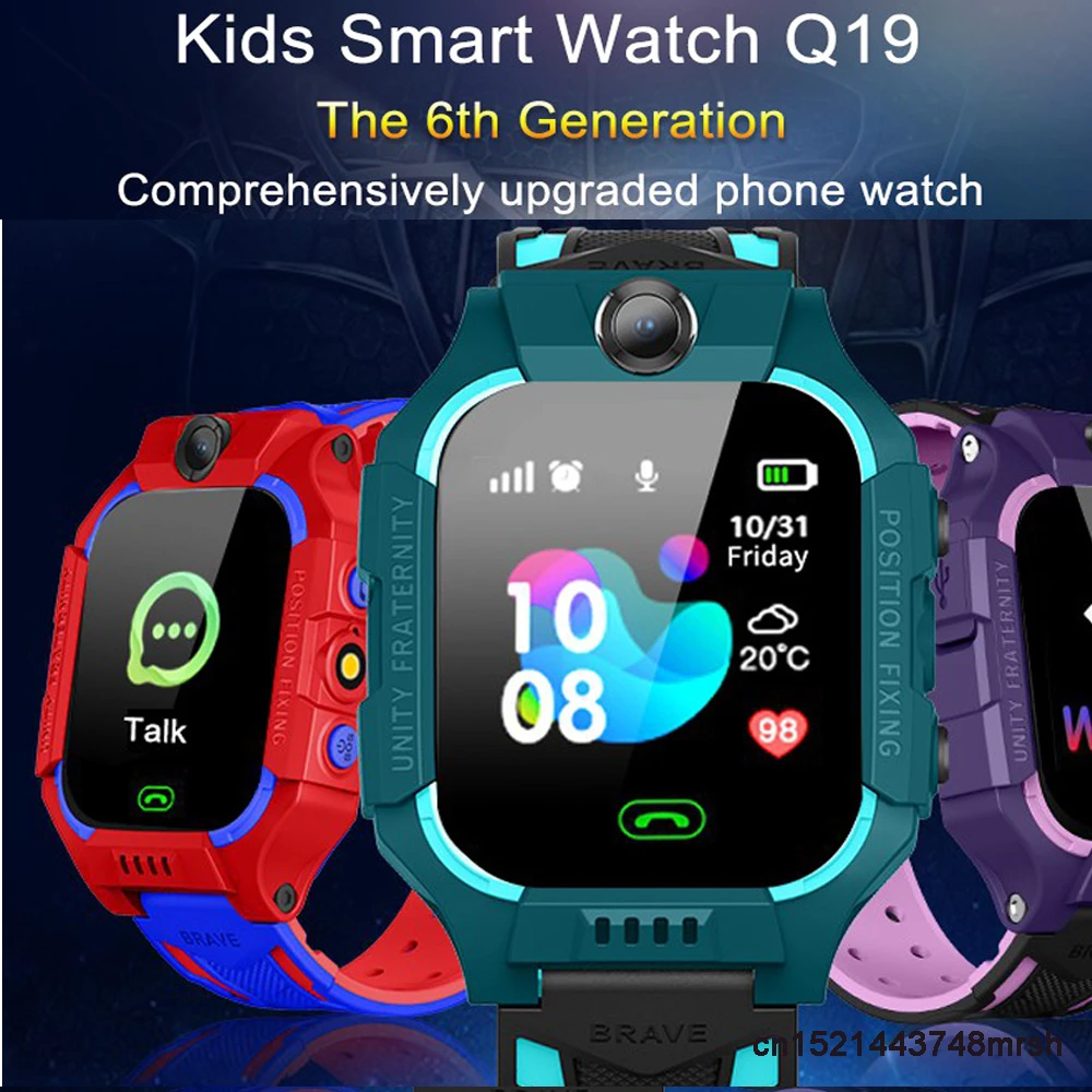

Kids Smart Watch Baby Watch LBS Smart Watch Kids SOS Camera Phone Watch PK Q02 Smartwatch Kids Children's Watch Gifts.
