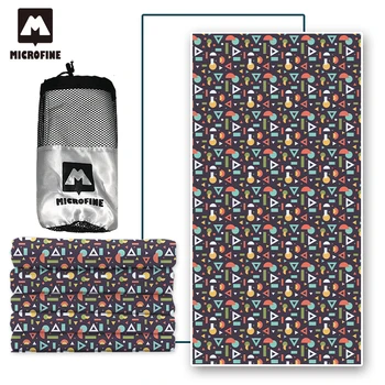 

Microfine Beach Towel Microfiber Geometrical Sport Towel Adults Swimming Pool Plus Size Yoga Mat Big Colorful Style Beach Towel