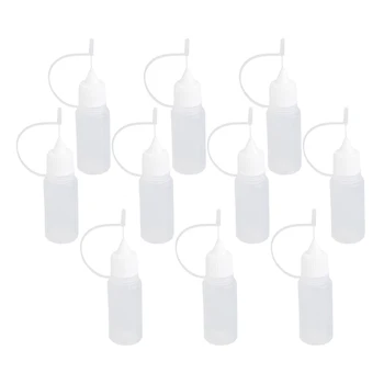 

10pcs Needle Tip Of 10ml Plastic Vacuum Drops Compressible Storage Of Liquid Of The Bottle