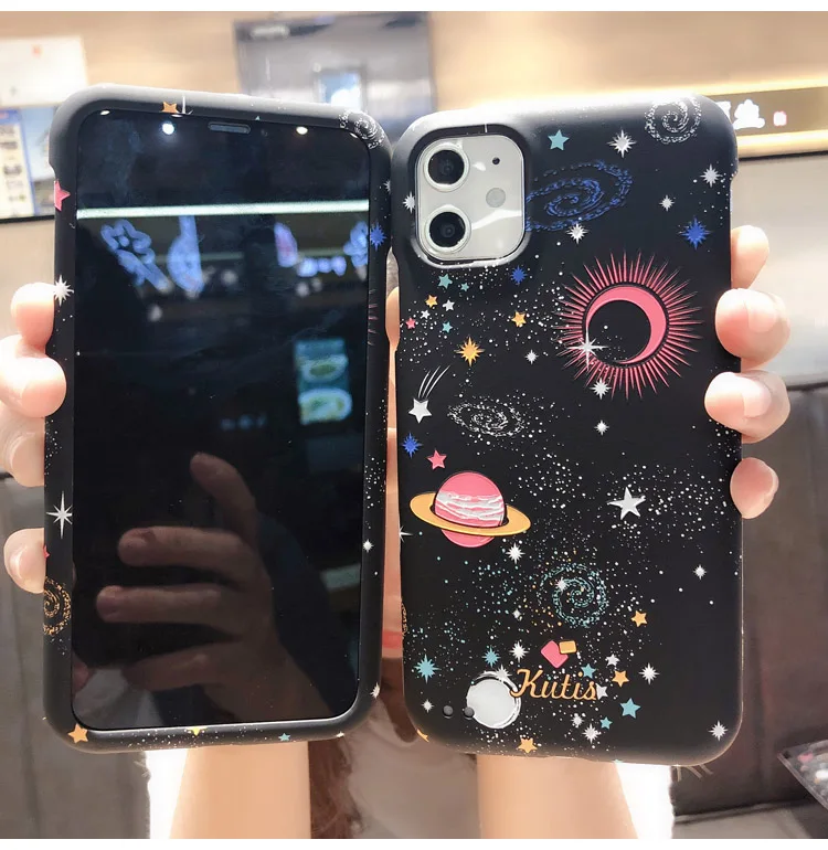 Чехол с фламинго для iphone 11 Pro, 360, передняя и задняя крышка, чехол для iphone XS max XR X 8 6 7 plus, чехол с изображением единорога, цветка розы, торта