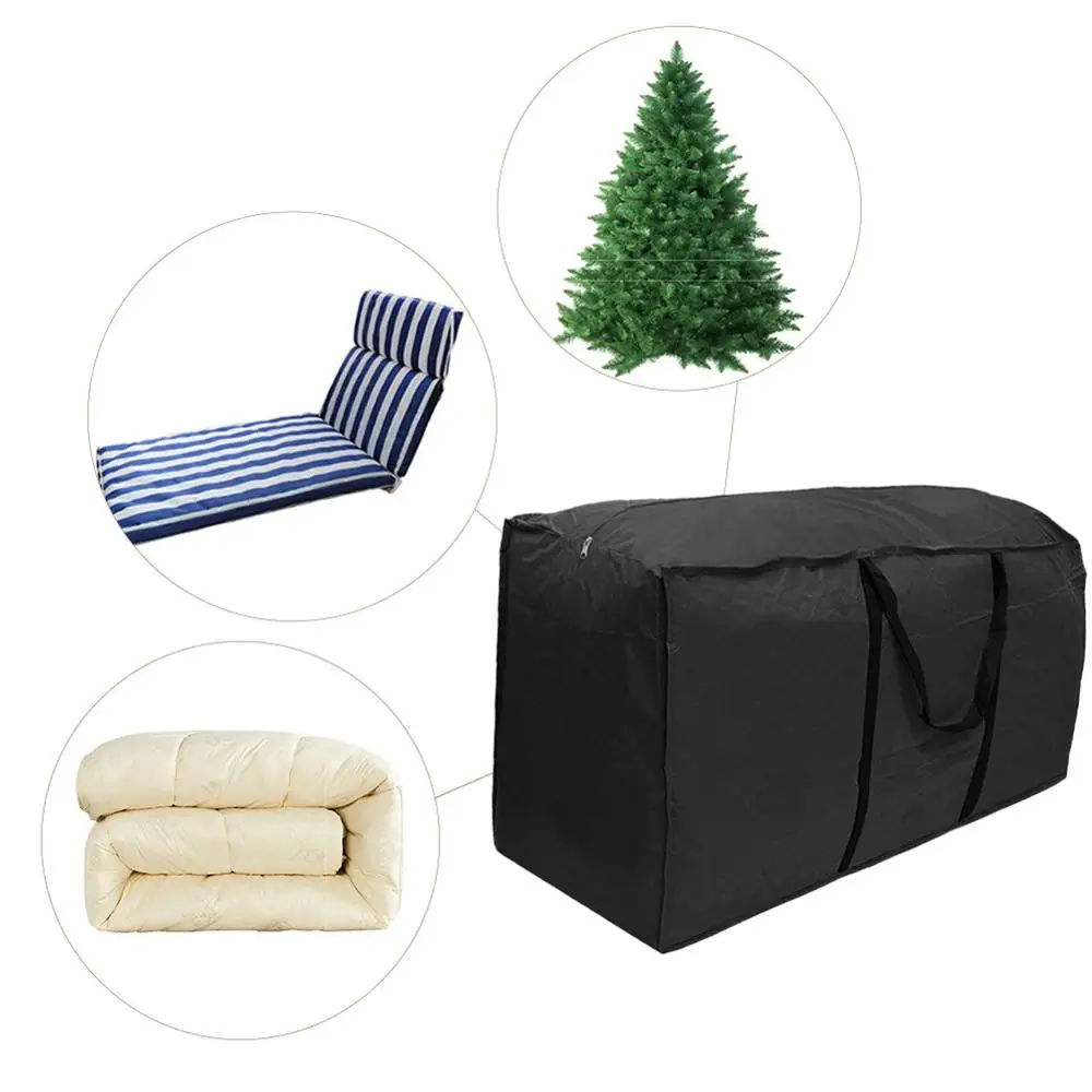 

Patio Furniture Storage Bag Waterproof Heavy Duty Breathable Oxford Fabric Storage Bag, Outdoor Garden Seat Cushion Storage Bag