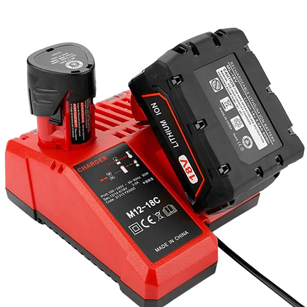 Зарядное устройство для аккумулятора Milwakee M12 и M18 48 11 1815 1828 18 в быстрая зарядка