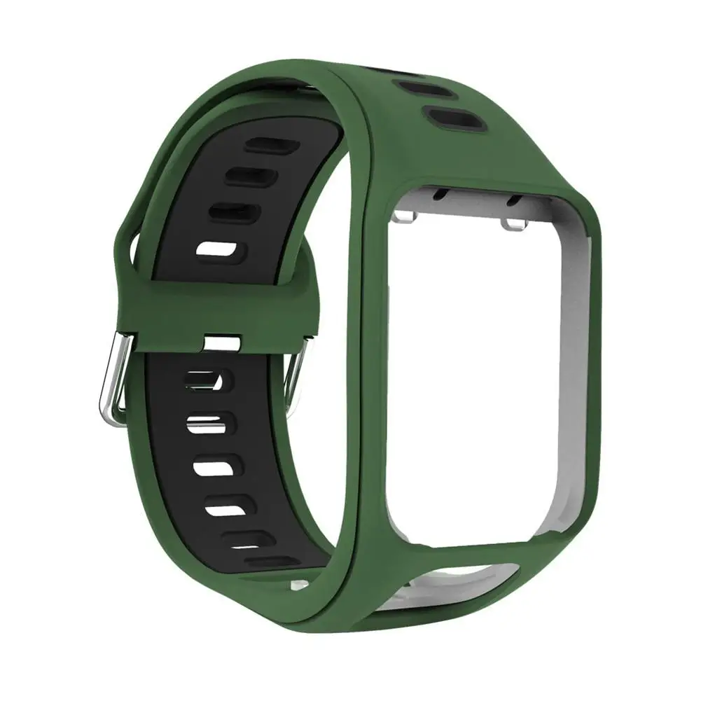 Силиконовый сменный ремешок для наручных часов для TomTom 2 3 SPARK Series Runner 2 3 Series Golfer 2 Series