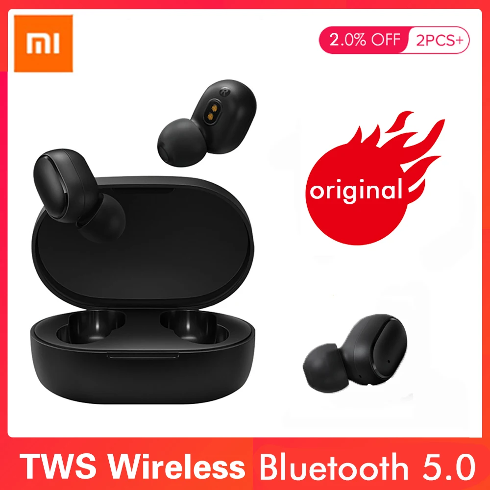 Xiao mi Red Airdots TWS Bluetooth наушники Молодежная версия стерео ni Беспроводная 5 0 гарнитура