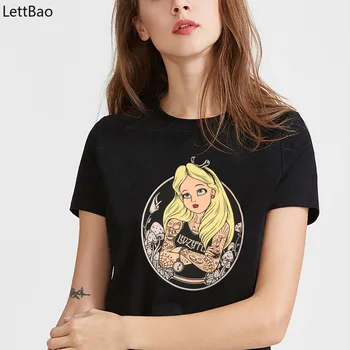 

2019 summer white t-shirt Men/women T Shirt Cartoon T Shirt Femme Harajuku Funny T Shirts Ulzzang