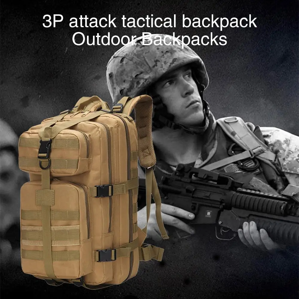 

Mountaineering Backpack Military Backpack Drawstring Hunting Picnic 800D Waterproof Oxford 35L Backpack Camping Bag Outdoors