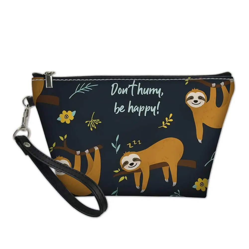 

Women's Cosmetic Cases Cute Sloth Printing Make Up Bags Ladies Function Wash Kit Bag for Females Makeup Case Bolsa
