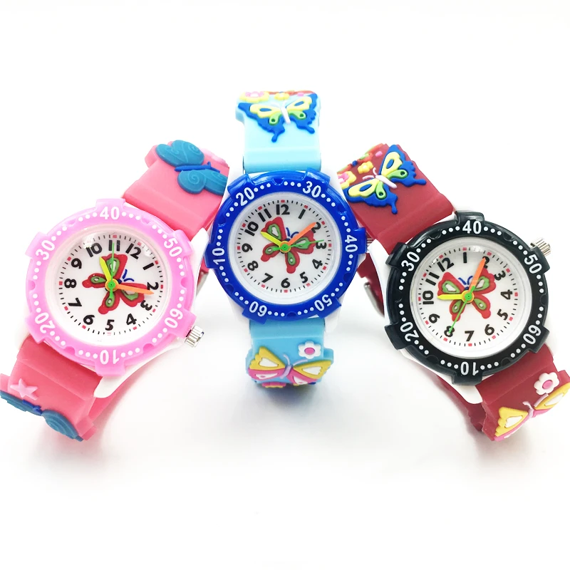 Special Offers Kids Watches Jelly-Band Girls Clock Cartoon Gift 3d-Animal Butterfly Sports Boy Casual BEpOEmR8Q