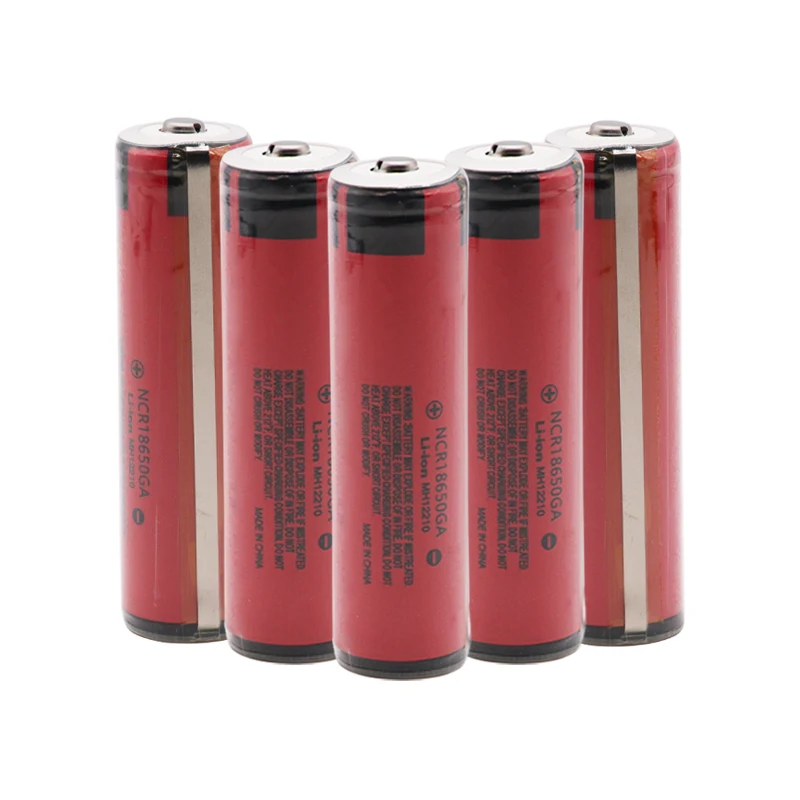 Оригинальная 18650 GA 3 7 v 3500mah литиевая аккумуляторная батарея сварка с защитой (PCB)