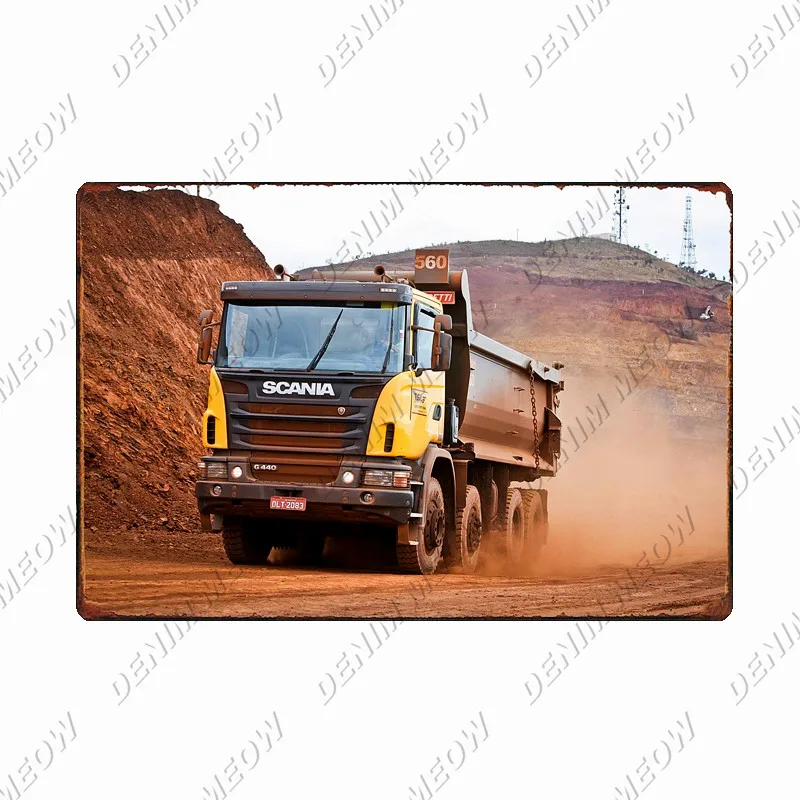 17 Металлическая вывеска Scania, винтажная жестяная вывеска для тяжелых грузовиков, ретро настенный художественный плакат для гаража, бара, паба, человека, пещеры, наклейка, домашний декор, WY116 - Цвет: 17