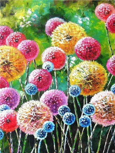 

new Diamond Embroidery Landscape Dandelion DIY Full drilling Diamond Painting Cross stitch Home Decoration Christmas gift