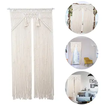 

Wall Hanging Curtain Bohemian Handwoven Curtain Perfect Handwoven Tapestry For Living Room Bedroom Wedding Backdrop