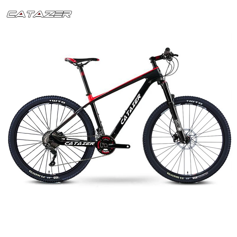 CATAZER Carbon Mountain font b Bike b font 17 19 21 Carbon Fiber Frame Bicycle 26er
