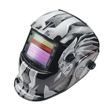 Automatic Darkening Welding Helmet Mask Solar Auto Darkening Adjustable Shade Range DIN 9-13/Rest DIN 4 Welder Protective Gear A