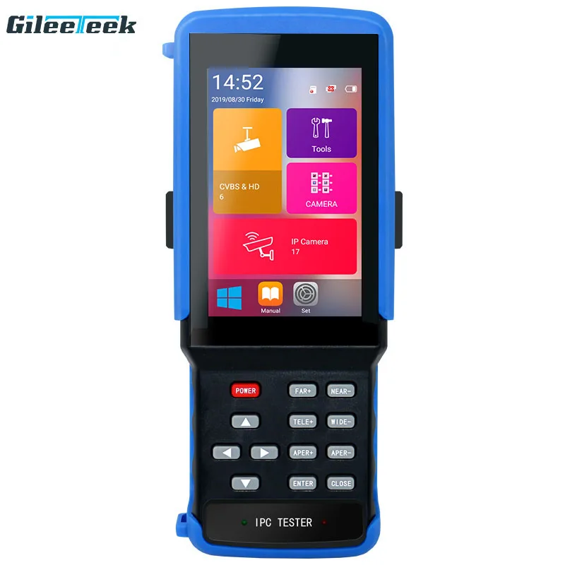  IPC-9310S H.265 4K IP CCTV Tester Monitor AHD CVI TVI Analog CVBS Camera Tester with cable tracker/