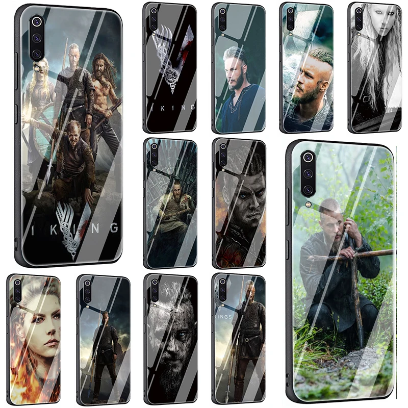 Vikings Travis Fimmel Tempered Glass phone case for Xiaomi 5X 6X 8 Lite 9 A1 A2 F1 Redmi 4X 6A Note 5 6 7 Pro