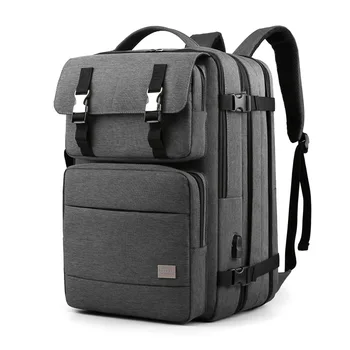 

17 Inch Laptop Backpack Raincoat Male Bag USB Charging Multi-layer Space Travel FeMale Anti-thief Mochila Business School Bags