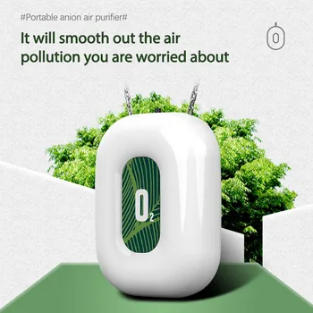 

Wearable Necklace Air Purifier Mini Portable Negative Ion Generator Low Noise Low Noise for Adults Kids For Car Air Purifiers