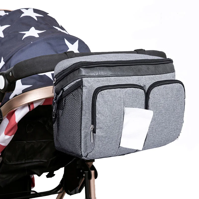 

Baby Stroller Bag Waterproof Baby Diapers Large Capacity Nursing Bags High Quality Zipper Care Bags Travel Mommy Nappy Organizer