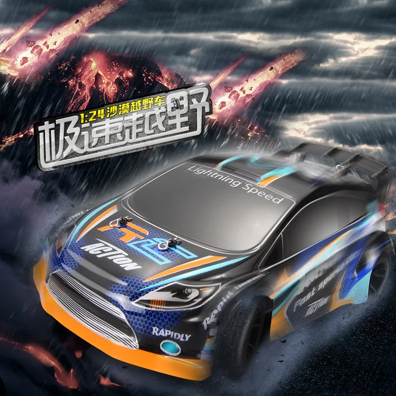 

Weili A242 1: 24 Four-Wheel Drive Remote Control High-Speed Car 2.4G Remote Control Speed Desert Off-road Drift Rally Car