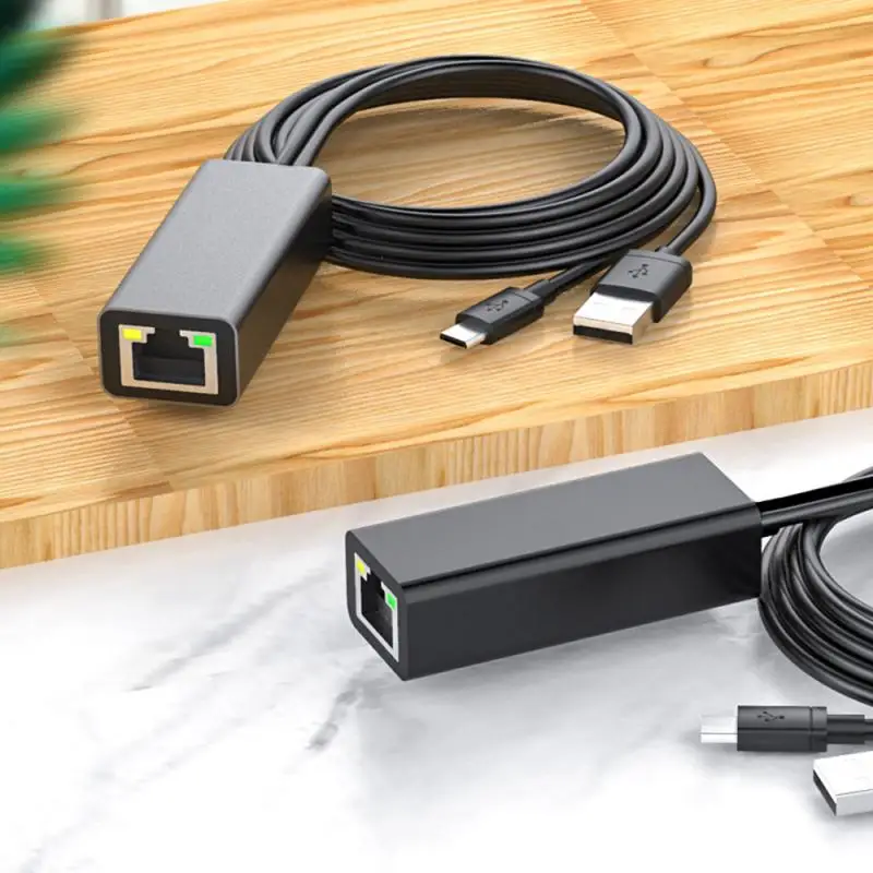Fire tv Stick HD 480 Мбит/с Micro USB2.0 к RJ45 Ethernet адаптер 10/100 Мбит/с для нового Fire tv/Google Home