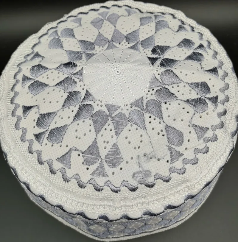 Arab Men's Hat Islamic Papaqlar Caps Gray Kappa Hats Muslim Prayer Caps Accessories Topi Hombre Gorro Saudi Arabia Bonnet