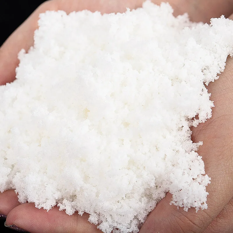 Christmas Fake Magic Snow Fluffy Super Absorbant Decorations For Christmas Wedding Artificial Snow Scene
