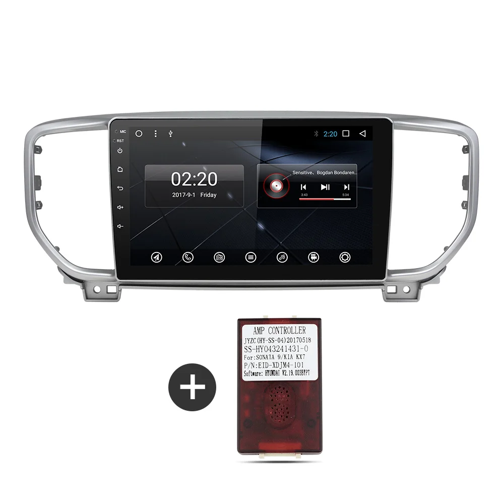 Автомобильный dvd для KIA KX5 с автомагнитолой автомобильный стерео Мультимедийный Плеер навигация медиаплеер gps навигация android 9,0 PX6 - Цвет: with canbus