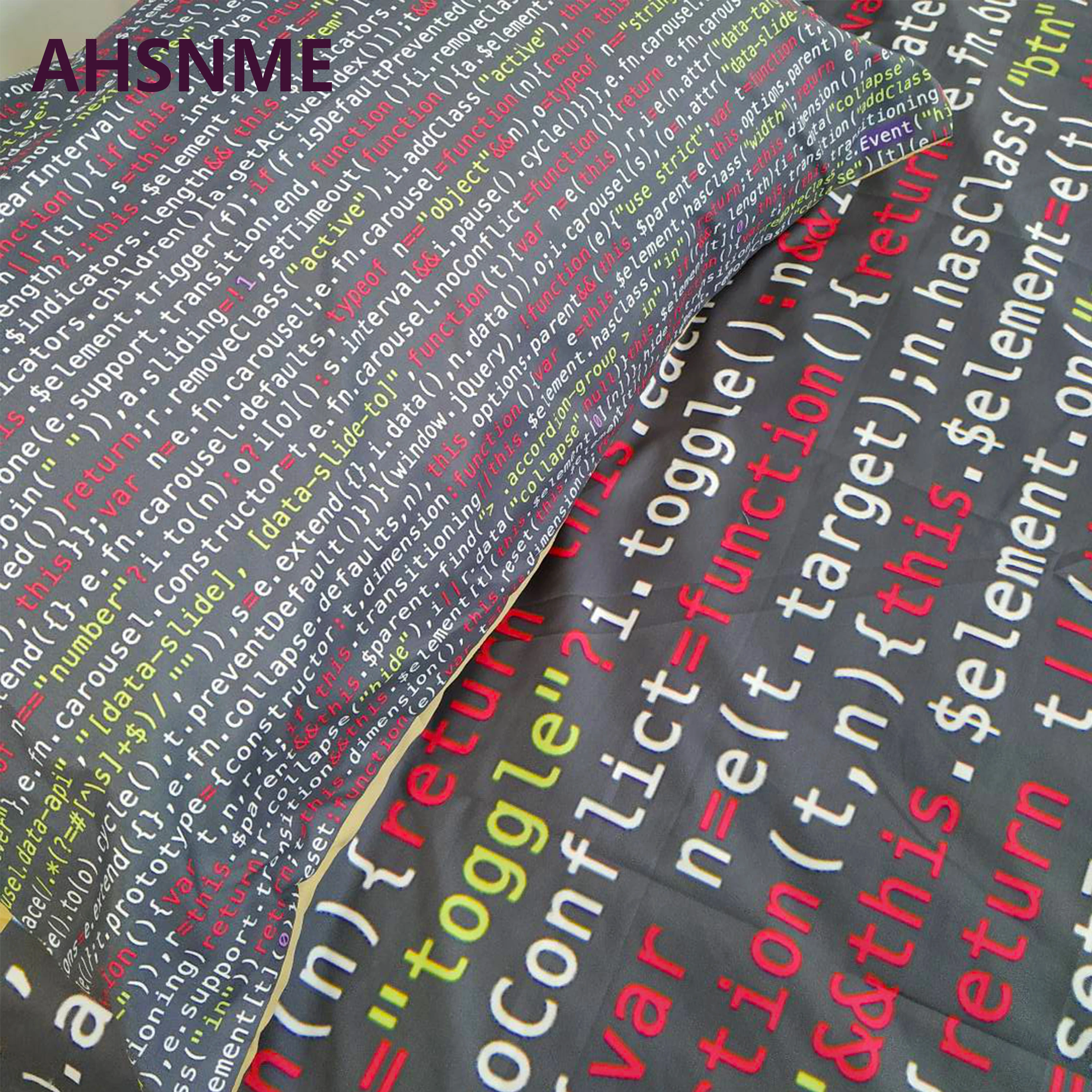 Комплект постельного белья AHSNME с индивидуальным рисунком программной графикой