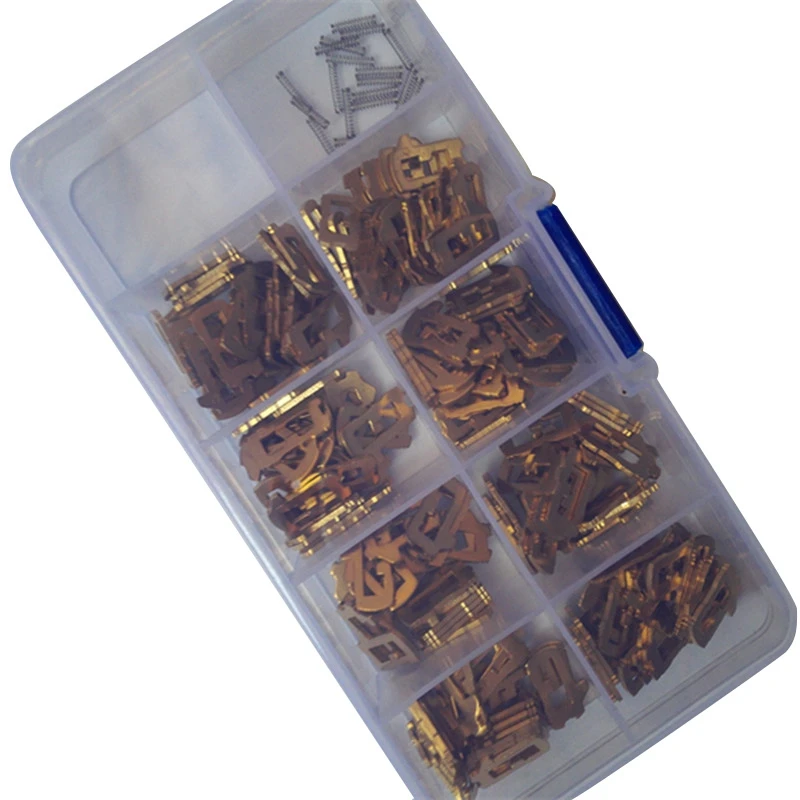 SHGO HOT 200Pcs/Набор для ремонта автомобильных замков HU100 аксессуары Reed пластина замка