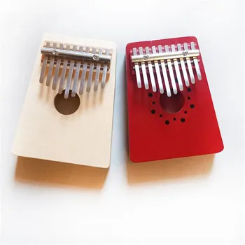 

10 Key Single Board Mahogany Thumb Piano Mbira With Tone Sticker Toy Musical Instrument For Kids