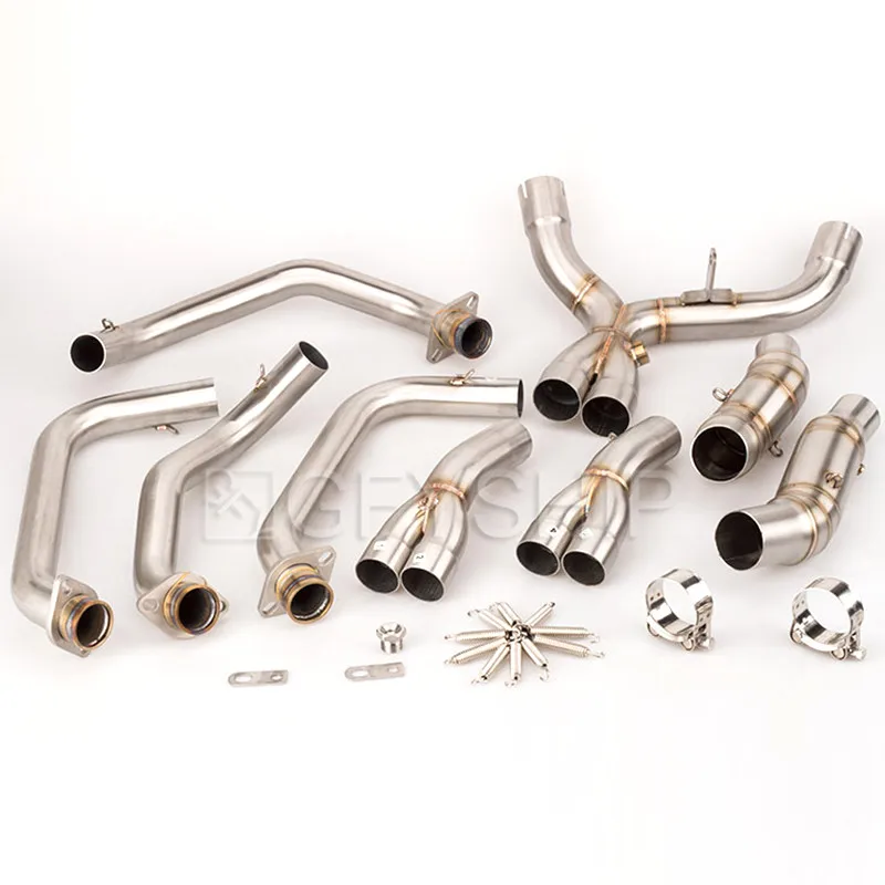 

Z 1000 Motorcycle For Kawasaki Z1000 Z1000SX Ninja 1000 2010-2019 Escape Slip-on Exhaust Muffler Front And Mid Link Pipe System