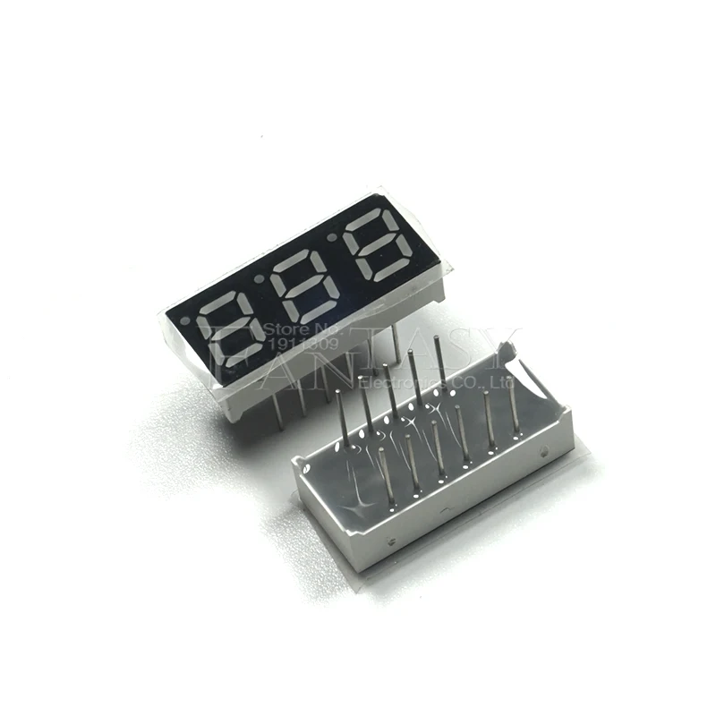 5pcs 7 segment 0.28 in Common Anode 3 Bit digital Tube 0.28" inch 0.28in. 7 segmentos LED Digital tube led digital tube display