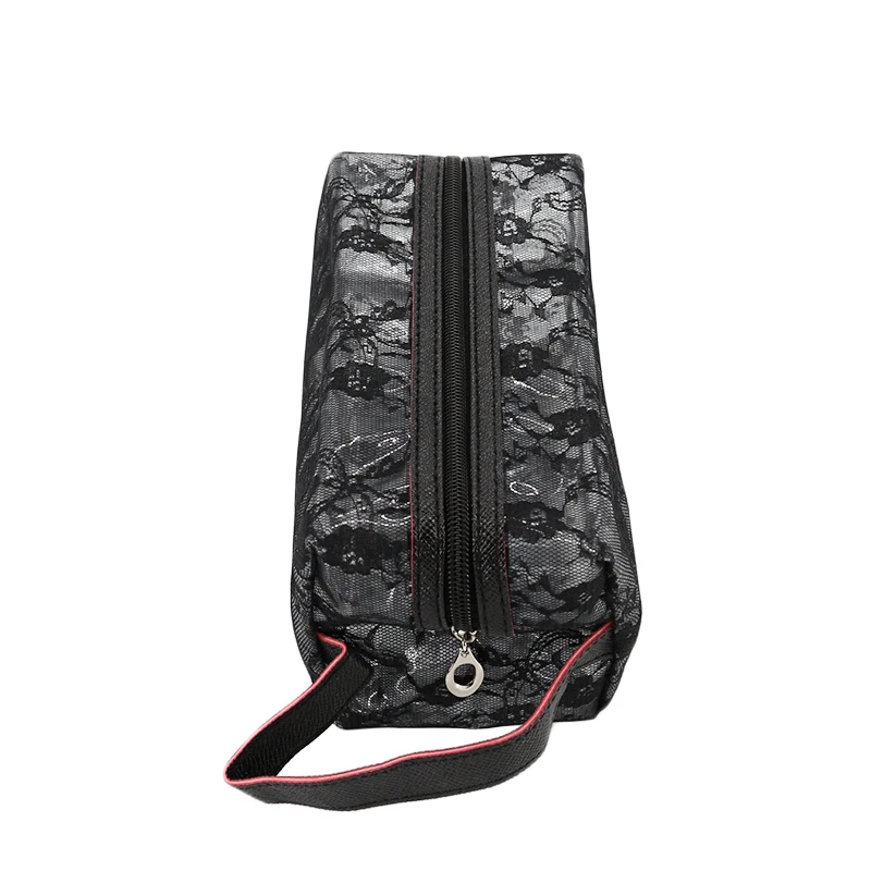 

Lace Cosmetic Bag Women Tote Bag Storage Cosmetic Wash Toiletries Kit Portable For Outdoors Travel Storage Organizers Makeup Bag