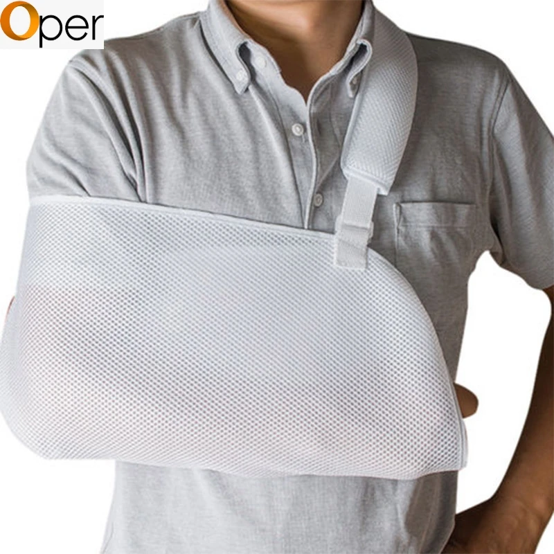 

Adjustable Arm Wrist Fracture Sling Support Elbow Shoulder Protector Dislocation Broken Immobilizer Medical Fixation Belt Breath